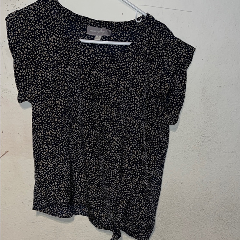 Black and White Women's Top